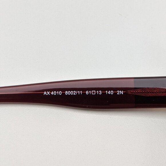 🕶️Armani Exchange AX4010 8002/11 Sunglasses 61/13 140 /KAB818🕶️​ - Picture 3 of 9